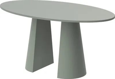 Produktbild von Design Esstisch Tisch Lunario oval 160x75x90 cm Esszimmer Pastellkollektion