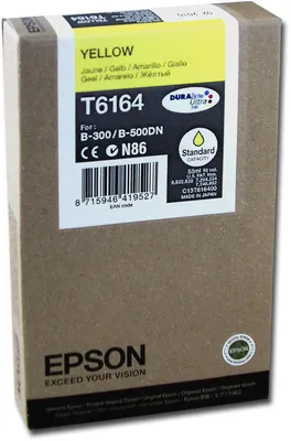 Produktbild von Epson Tintenpatrone yellow T 616 Stand. Cap.  53 ml  T 6164