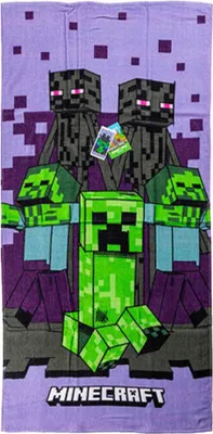Immagine prodotto di Asciugamano per bambini Minecraft Enderman Monster