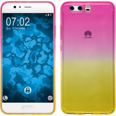 Produktbild von PhoneNatic Case kompatibel mit Huawei P10 Plus - Design:01 Silikon Hülle Ombrè Cover