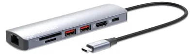 Immagine prodotto di Manhattan 153966 MANHATTAN Docking Station USB-C 7-in-1 4K 1xHDMI 2xUSB 10Gb/s