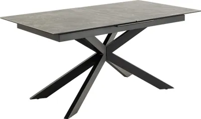 Zdjęcie produktu dla Irwine stół do jadalni 90x168/210cm zawiera dodatkowe blaty, 1 czarny.