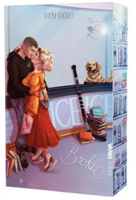 Produktbild von Ice Ice Bookie Liebesroman im Büchercafé mit limitiertem Farbschnitt