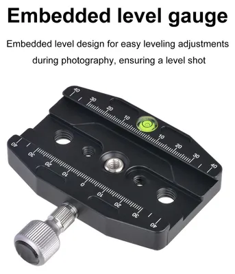 Obrázek produktu pro 90mm hliníkové rychloupínací svorky pro upevnění fotoaparátu na stativ nebo monopod