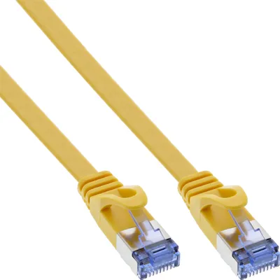 Obrázek produktu pro InLine® Patch kabel plochý, U/FTP, Cat.6A, žlutý, 5m