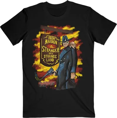 Produktbild von Iron Maiden - "Stranger In A Strange Land" T-Shirt für Herren/Damen Uni RO965 (XL) (Schwarz)
