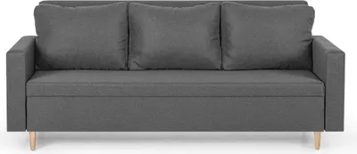 Produktbild von 3-Sitzer-Sofa mit Schlaffunktion KEN - Hellgrau