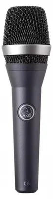 Zdjęcie produktu dla AKG D5, Mikrofon Stage / Performance, 70 - 20000 Hz, 2,6 mW, Przewodowa, XLR-3, Niebieski