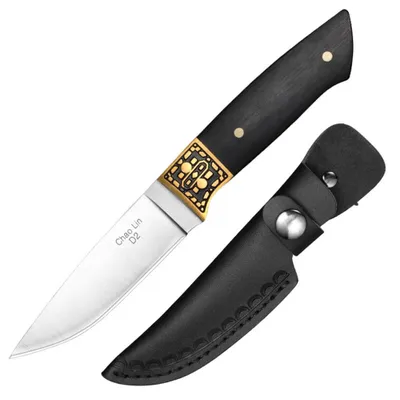 Ausbeinmesser, handliches Fleischmesser, 10,4 cm Klinge, mit Scheide