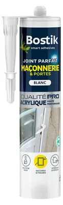 Produktbild von Bostik Dichtungsring für Mauerwerk und Türen, 280 ml, Weiß