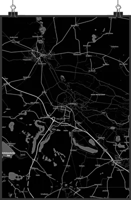 Produktbild von Mr. & Mrs. Panda Poster Lübbenau DIN A4 - Geschenk, Stadt, Wandbild, Dorf Karte Landkarte Map Stadtplan, wanddeko, Wanddekoration, wandkunst, drucke, Bild