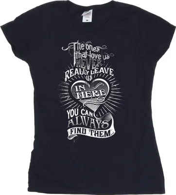 Produktbild von Harry Potter - "The Ones That Love Us" T-Shirt für Damen BI24244 (XXL) (Marineblau)