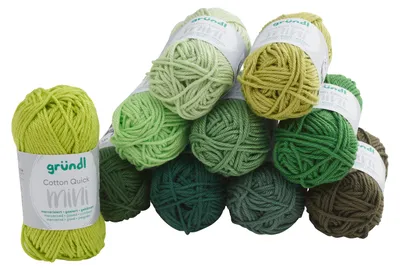 Produktbild von Gründl Baumwolle Quick Mini "Shades of Green"
