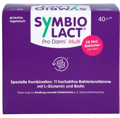 Produktbild von SymbioLact Pro Darm Multi 6 g Pulver zur Unterstützung einer ausgewogenen Darmflora, 40 St. Pulver