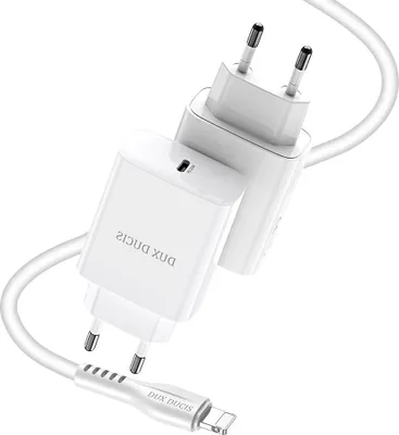 Produktbild von Schnelle Ladegerät-Typ-c-Schnittstelle mit Ladevorgang Datenkabelsatz für PD 20w weiß