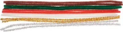 Produktbild von VBS Chenilledraht "Weihnachten", 30 cm, 12 Stück