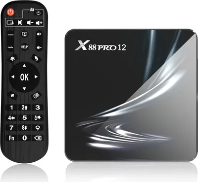 Obrázek produktu pro X88 PRO 12 Android 12.0 Smart Player RK3318 Chip 2.4G/5G Dual Band WiFi Bluetooth 5.0 100M Network Connection 4GB+32GB European Standard 100-240V