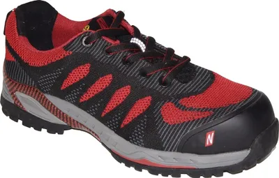 Image de Chaussure de sécurité PRO STEP taille 45 L.11 noir/rouge S1P SRC EN 20345,EN 61340-4-3