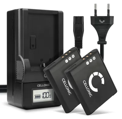 Image de CELLONIC 2x Batterie pour Appareil photo Compatible avec Kodak PixPro FZ152, PIXPRO FZ151, PIXPRO SPZ1, LB-050 - (730mAh, 3.7V) + Chargeur