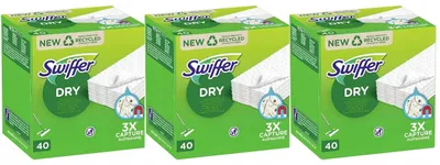 Produktbild von Swiffer Dry Staubbindetücher Nachfüllpackung 3x36 Stück