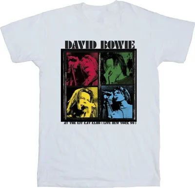 Produktbild von David Bowie - "At The Kit Kat Club" T-Shirt für Herren BI21154 (S) (Weiß)