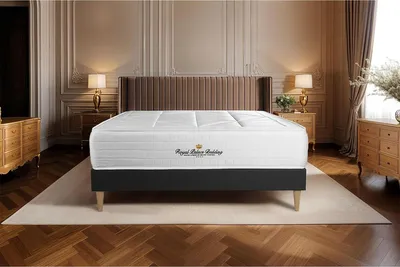 Productafbeelding van Matras Windsor, 120 x 210 cm + bedframe met lattenbodem, stevigheid graad 2, met traagschuim en pocketvering, hoogte: 26 cm