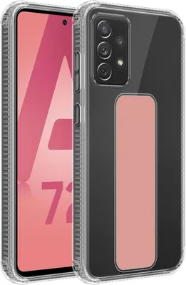 Produktbild von Cadorabo Schutzhülle für Samsung Galaxy A72 4G / 5G Hülle in Rosa Etui TPU Silikon Case Cover Standfunktion
