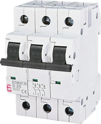 Produktbild von ETIMAT 10 3p D25 Überstromschutzschalter