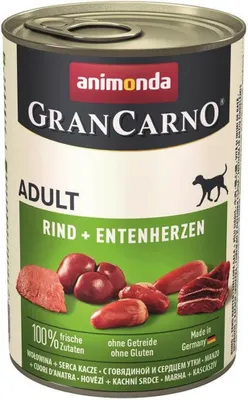 Produktbild von Animonda Dog Dose GranCarno Adult 6x400g | Pute & Ente