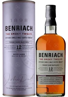 Immagine prodotto di Benriach THE SMOKY TWELVE Three Cask Matured Speyside Single Malt 46% Vol. 0,7l in confezione regalo