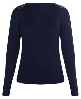 Produktbild von LYNNEA damen pullover - marine,L