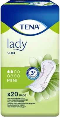 Produktbild von ANATOMISCHE EINLAGEN FÜR HARNINKONTINENZ Tena Lady Slim Mini 20