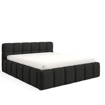 Obrázek produktu pro Čalouněná postel NUBO Medium 140x200 cm s boxem na ložní prádlo - QUELLE 100