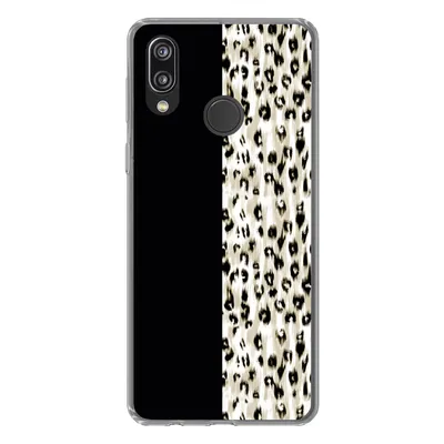 Produktbild von MuchoWow® Handyhülle Schutzhülle Hülle für Huawei P20 Lite (2020) Pantherdruck - Pelz - Tier Silikon Softcase Handy Hülle - Kartenhalter