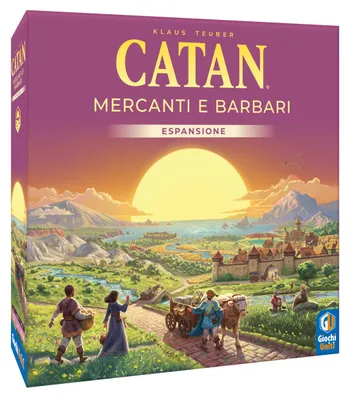 Productafbeelding van Giochi Uniti - Catan Heruitgave: Kooplui en Barbaren - Bordspel, voor 2-4 spelers