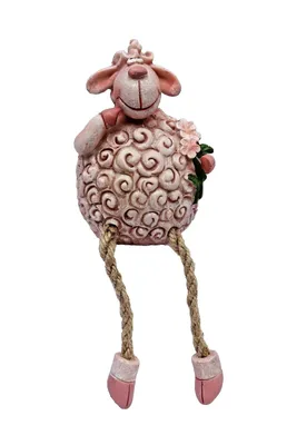 Produktbild von Deko Schaf Kantenhocker Kantensitzer Lamm Garten Tier Skulptur Figur Objekt