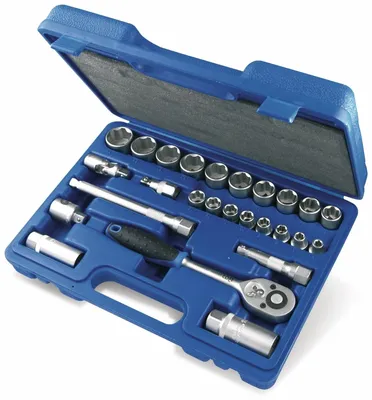 Immagine prodotto di BGS Set di chiavi a bussola per alberi 10 mm (3/8") 26 pezzi - 2227