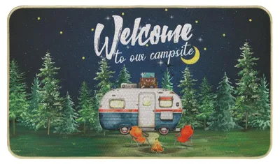 Fußmatte Camper-Motiv, 43x75 cm, rutschfest, Schmutzfänger