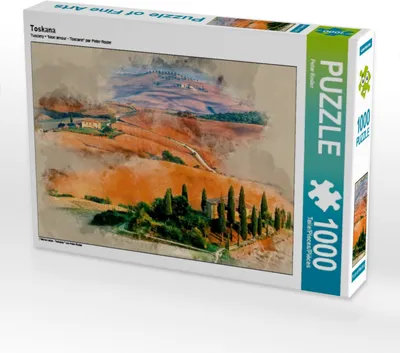 Produktbild von Calvendo Toskana 1000 Teile Puzzle quer 640x480mm, Roder Peter; 7445032