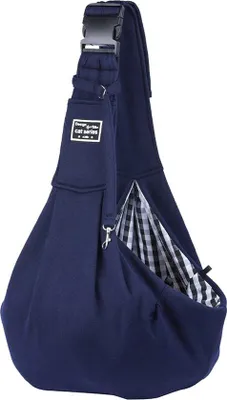 Produktbild von Kleine Hunde Katte Tragetasche Blau/Grau Einfach Schultertasche