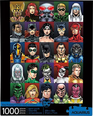 Obrázok produktu pre Aquarius DC Comics Puzzle tváre (1000 dielikov) NMR65359