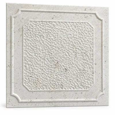 Imagen del producto de Paneles de poliestireno expandido (XPS), tipo "Styropor", de 50x50 cm – Imitación de mármol y hormigón | Revestimiento de pared ligero, paneles para techos, diseño de interiores moderno, 0,25 m²