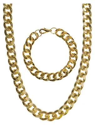 Produktbild von Rapper Goldkette und Armband