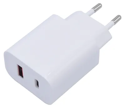 Produktbild von USB-Schnellladegerät McPower 20W 1x USB-C PowerDelivery 1x USB-A