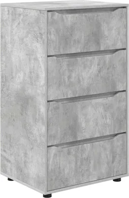 Obrázek produktu pro vidaXL Úložné skříně, betonově šedé, 60 x 48 x 105 cm, dřevotřísková deska