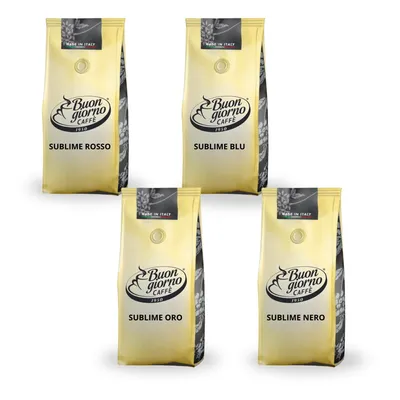 Produktbild von Kaffee Probierpaket 4x250g – Gemahlener Italienischer Espresso aus Italien