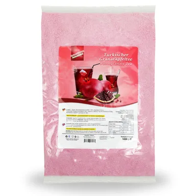 Produktbild von Granatapfeltee Pulver 1 kg türkischer Tee Instantgetränk köstlich & fruchtig