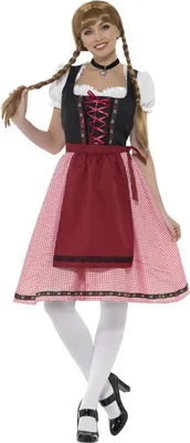 Image de Smiffys - Costume - Femme SM2394 (M) (Blanc/Rouge/Noir)