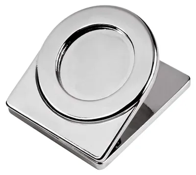 Produktbild von Briefbeschwerer Notizklammer Papierklammer Zettelclips 4,5x4x2,5 cm Silber Plated versilbert