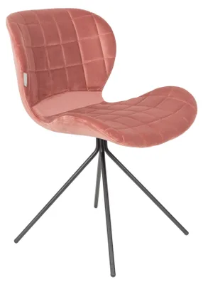 Produktbild von 2er Set Zuiver OMG Velvet Esszimmerstuhl